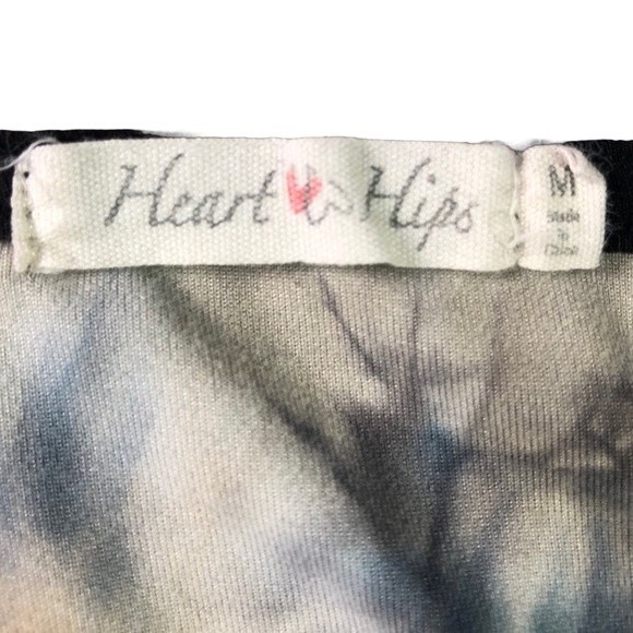 Heart Hips Tie-Dye Ruched Criss Cross Back Bodycon Dress - Picture 4 of 5